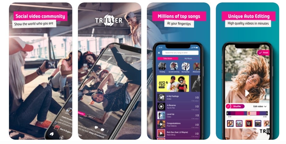 Triller, downloaded 250m times, hits No.1 on the App store in 50 ...