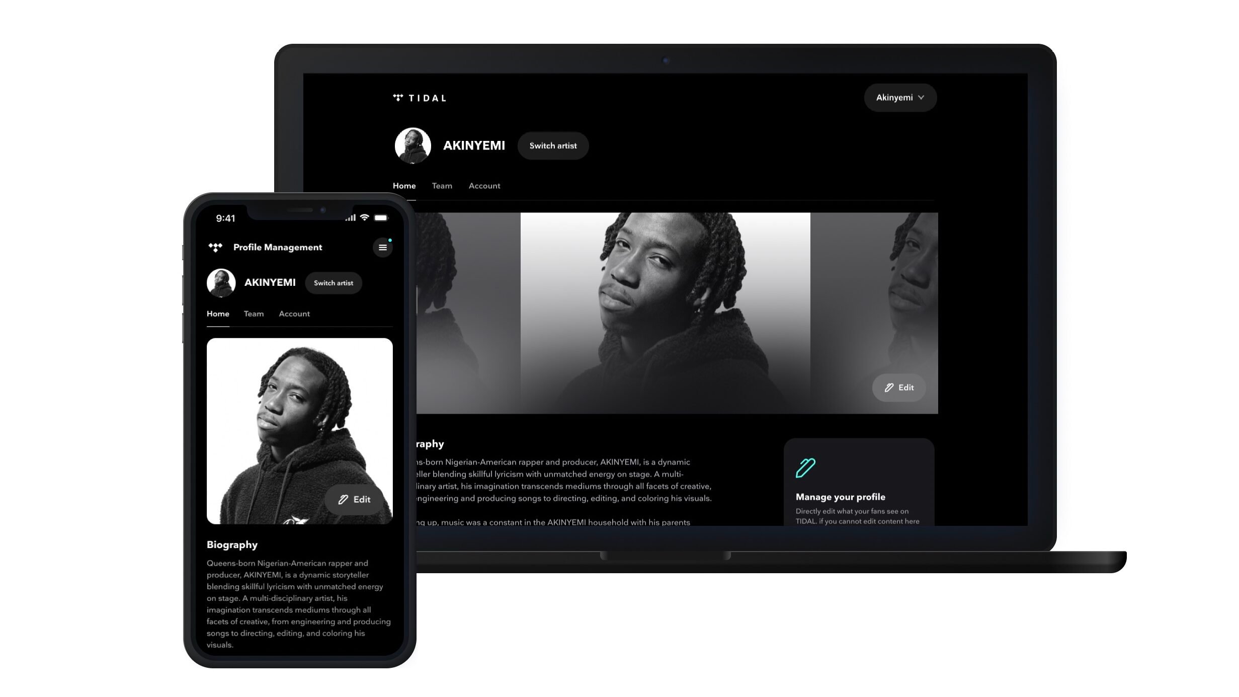 TIDAL launches ‘TIDAL Artist Home’ profile management hub for artists – Music Business Worldwide